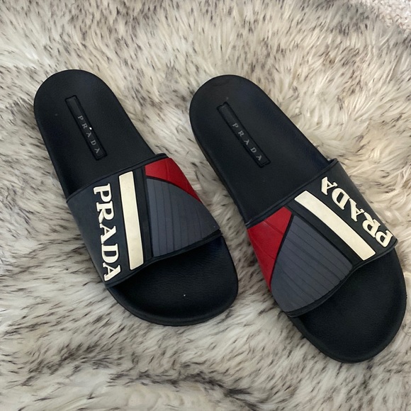 Prada | Shoes | Prada Slippers Men Size 